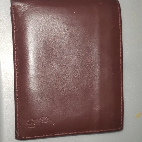 Polo by Ralph Lauren brown leather wallet - Picture 1 of 8